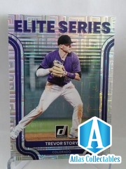 2022 Donruss Baseball #ES-8 Trevor Story ELITE SERIES Vector Parallel Card